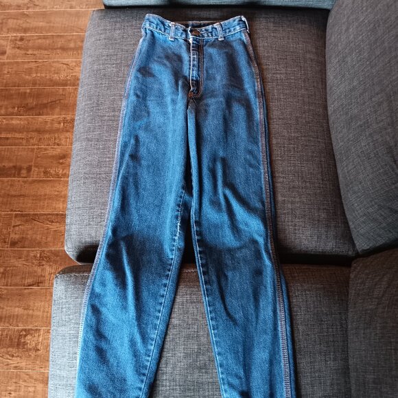Vintage Fancy Ass Jeans Women's Denim XXS 1970s 70s - Picture 1 of 8